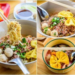 ก๋วยเตี๋ยวลงแพ ตลาดริมน้ำวัดกลางคูเวียง