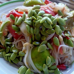 ตำซั่วลาวปลาร้าตัว