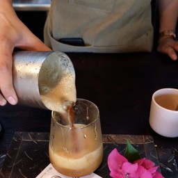 กาแฟ อเมริกาโน่ น้ำผึ้ง มะนาว เย็น