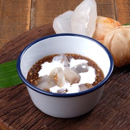 สาคูต้นเปียกลูกตาลสด