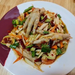 ตำตีนไก่