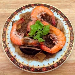 กุ้งอบวุ้นเส้นหน้าวัง ตลาดหน้าวัง
