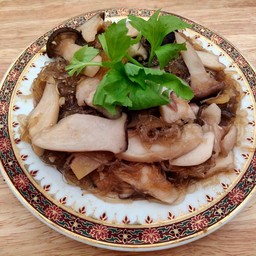 เห็ดออรินจิอบวุ้นเส้น