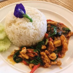 ข้าวผัดพริกเผา+ไข่ดาว