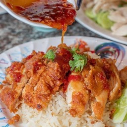 ข้าวมันไก่ทอด ธรรมดา