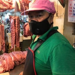 หมูสดตลาดสะพาน2 ถนนจันทน์ เฮียชา-เจ้ดาว