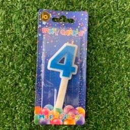 เทียนตัวเลข 4