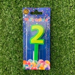 เทียนตัวเลข 2