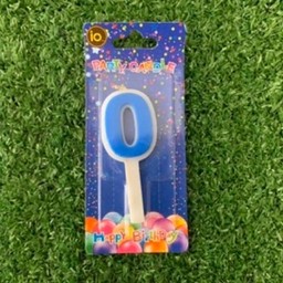 เทียนตัวเลข 0