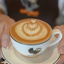 ลาเต้ร้อน