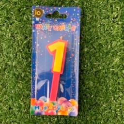 เทียนตัวเลข 1