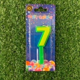 เทียนตัวเลข 7