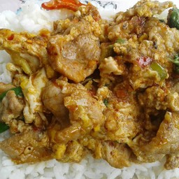ข้าวพริกเผาไข่ขยี้