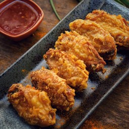 ปีกไก่ทอดขมิ้น.