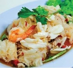 ยำเห็ดหูหนูขาว