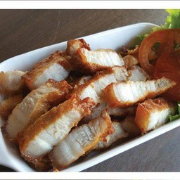 หมูสามชั้นทอด