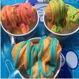 ชีสบอล 3ชิ้น + ซอสชีส