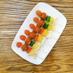 หมูปั้นก้อนบาร์บีคิว