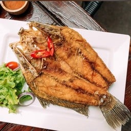ปลากระพงทอดน้ำปลา