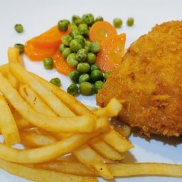 สเต็กไก่กอร์ดองเบลอ