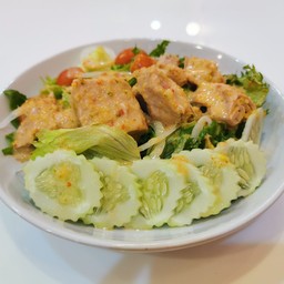 สลัดทูน่า น้ำสลัดแซ่บ