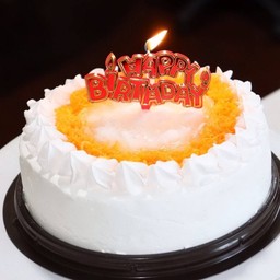 HBDมะพร้าวฝอยทอง แถมป้่ายปัก Hbd + เทียน 6 เล่ม