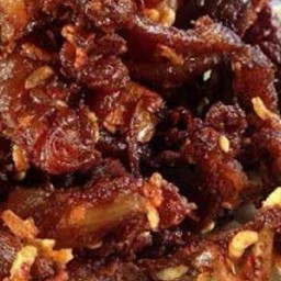 เนื้อแดดเดียวทอด1ขีด