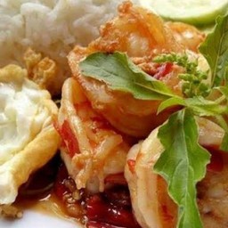 กุ้ง ผัดพริกแกง