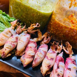 ปลาหมึกไข่ย่าง