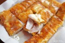 โรตีมะพร้าวอ่อน (Roti with young coconut + egg)