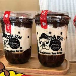 นมหมีมีของทอดหน้าโรงเรียนเมือง ตรงข้ามเจ้จือโรงเรียนเมือง