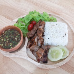 ข้าวหน้าหมูย่าง