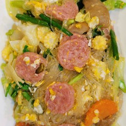 วุ้นเส้นผัดแหนม