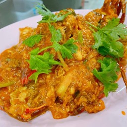 ปูไข่ผัดผงกระหรี่