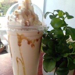 นมหมีคาราเมลปั่น