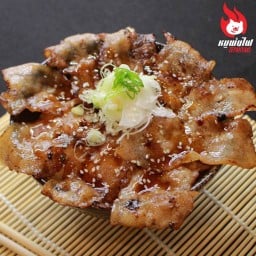 หมูพ่นไฟ เทปันยากิ หน้าห้างเมอรี่คิงส์เก่า