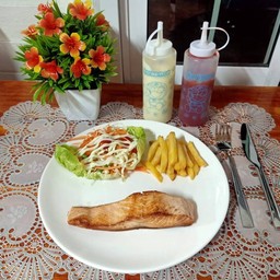 สเต็กแซลมอน