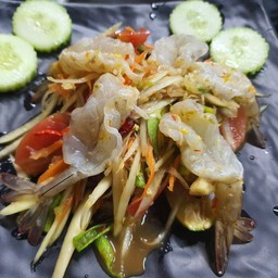 ส้มตำกุ้งสด