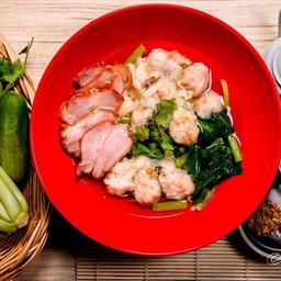 เกี๊ยวกุ้งน้ำหมูแดงธรรมดา