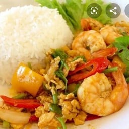 ข้าวทะเลผัดผงกะหรี่