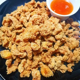 ชุดหนังไก่กรอบ