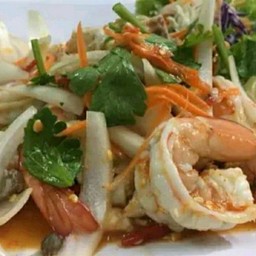 ยำกุ้งสด