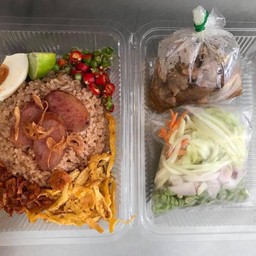 เตี๋ยวติดคลอง อัมพวา - ตลาดเมืองทองราชบุรี