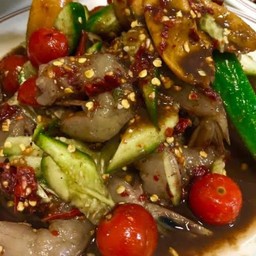 ตำแตงกุ้งสด