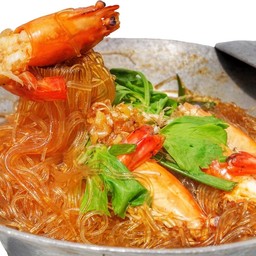 กุ้งอบวุ้นเส้น