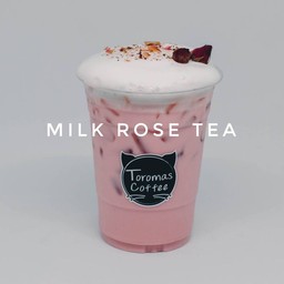 Milk rose tea