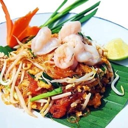 ผัดไทยกุ้งสด