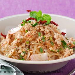 ลาบวุ้นเส้นหมูสับ