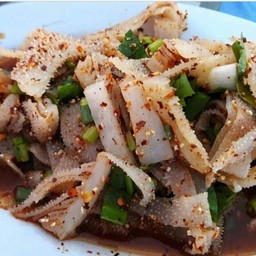 ลาบผ้าขี้ริ้วขาว