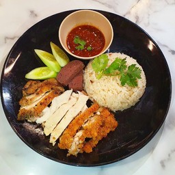 ข้าวมันไก่ต้ม ย่าง ทอด